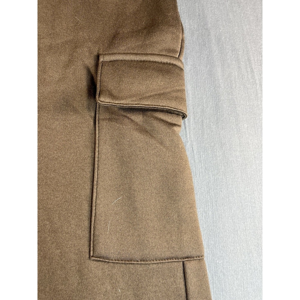 DRU Essentials Cargo Sweatpants Brown Sz Small - Picture 3 of 13